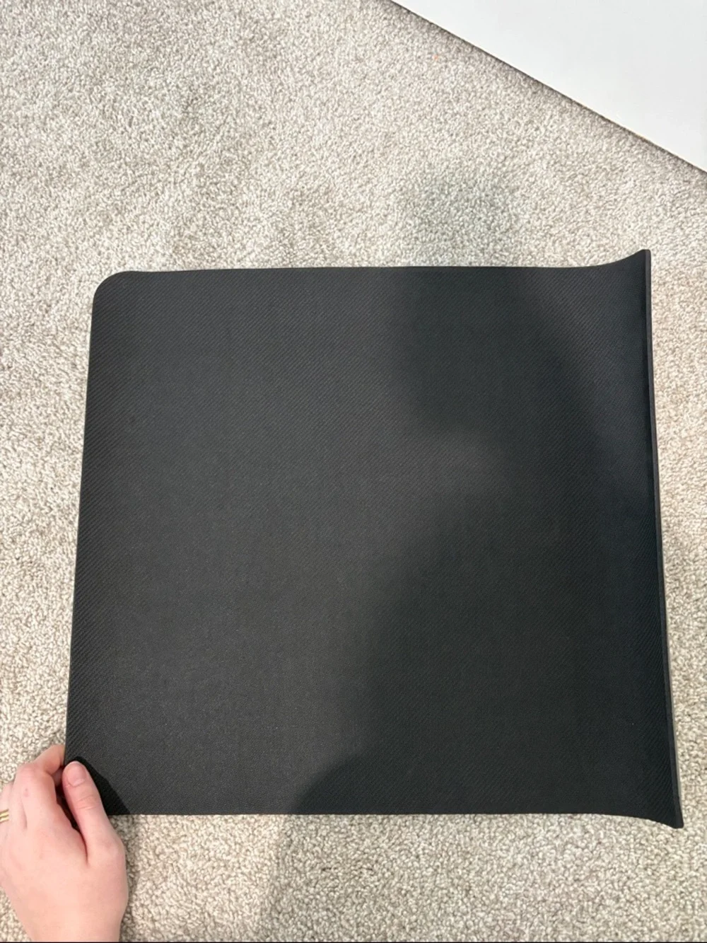 Grey Rectangular Desk Mat - Picture 2 of 4